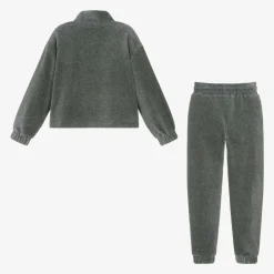 Mayoral Tracksuits*Girls Grey Corduroy Tracksuit