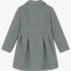 Mayoral Coats & Jackets*Girls Grey Felted Coat