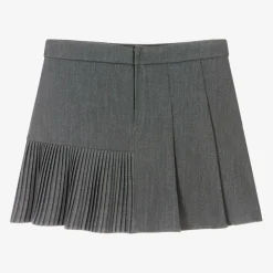 Fun amp; Fun Skirts*Girls Grey Pleated Skirt