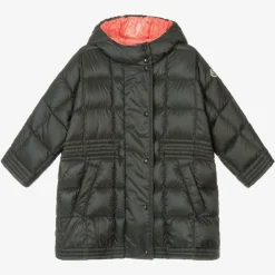 Moncler Enfant Coats & Jackets*Girls Grey Puffer Coat