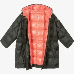 Moncler Enfant Coats & Jackets*Girls Grey Puffer Coat