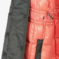 Moncler Enfant Coats & Jackets*Girls Grey Puffer Coat