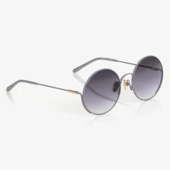 Chloé Clothing Accessories*Girls Grey Round Sunglasses