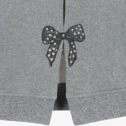 Monnalisa Tops*Girls Grey Sparkly Disney Hoodie