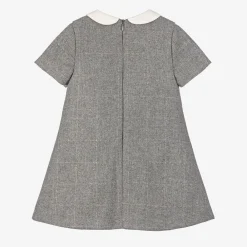 Lapin House Dresses*Girls Grey Wool Dress