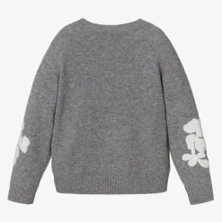 Tartine et Chocolat Tops*Girls Grey Wool Knit Jumper