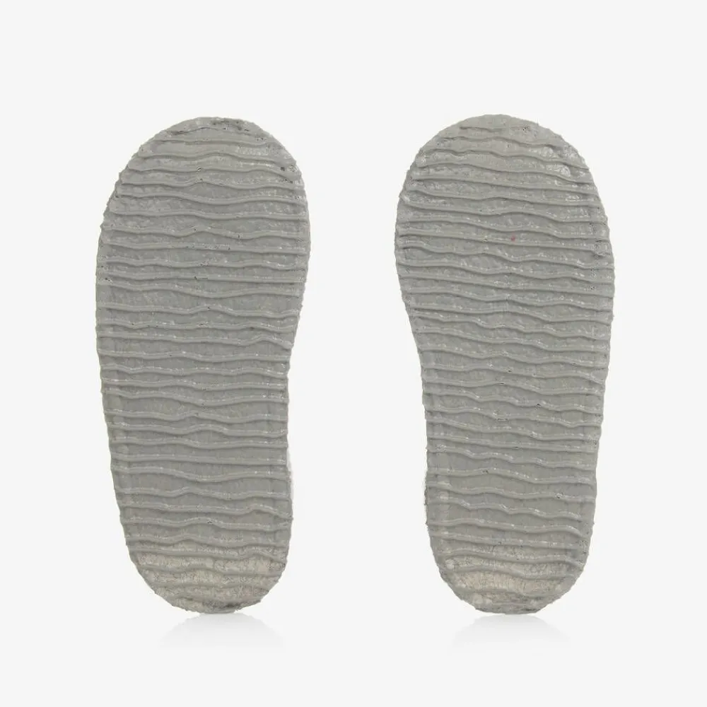 Giesswein Slippers|Slippers*Girls Grey Wool Princess Slippers