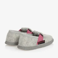 Giesswein Slippers|Slippers*Girls Grey Wool Princess Slippers