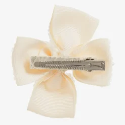 Sienna Likes To Party Hair Accessories*Girls Handmade Ivory Bead Hairclip (6.5cm)