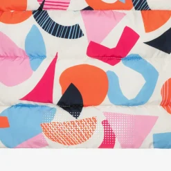 Joyday Coats & Jackets*Girls Ivory & Pink Showerproof Puffer Coat