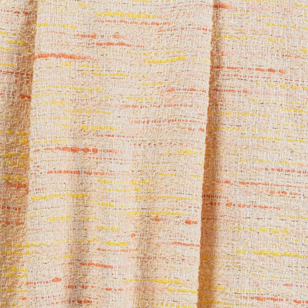 EIRENE Dresses*Girls Ivory & Yellow Tweed Dress