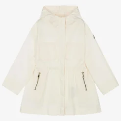 Moncler Enfant Coats & Jackets*Girls Ivory Adeola Hooded Coat