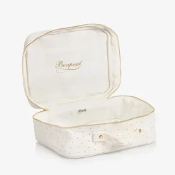 Bonpoint Bags|Bags*Girls Ivory & Gold Wash Bag (24cm)