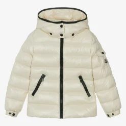 Moncler Enfant Coats & Jackets*Girls Ivory Bady Down Padded Jacket