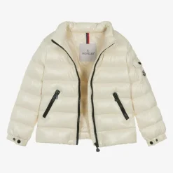 Moncler Enfant Coats & Jackets*Girls Ivory Bady Down Padded Jacket