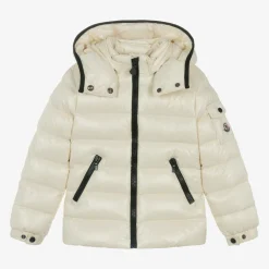 Moncler Enfant Coats & Jackets*Girls Ivory Bady Down Padded Jacket