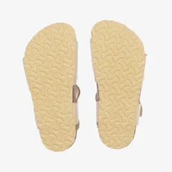 Birkenstock Sandals*Girls Ivory Buckle Sandals PearlWhite