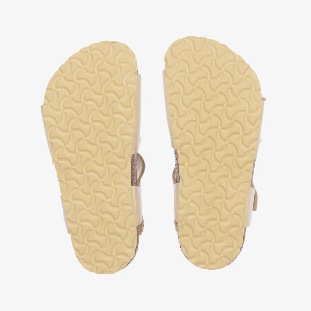 Birkenstock Sandals*Girls Ivory Buckle Sandals PearlWhite