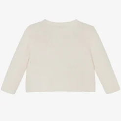 Bonpoint Tops*Girls Ivory Cashmere Cardigan