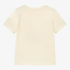 Calvin Klein Tops*Girls Ivory CK Cotton T-Shirt