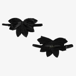 Junona Tops*Girls Ivory Cotton & Organza Blouse