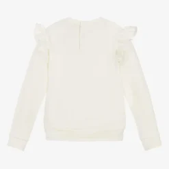 Everything Must Change Tops*Girls Ivory Cotton Disney Sweatshirt