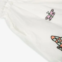 Stella McCartney Kids Dresses*Girls Ivory Cotton Fairies Dress
