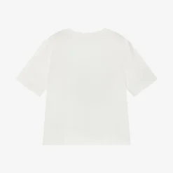 Stella McCartney Kids Tops*Girls Ivory Cotton Fairyland T-Shirt