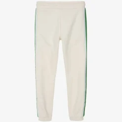 Guess Trousers*Girls Ivory Cotton 4G Logo Joggers