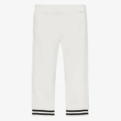 Moncler Enfant Trousers*Girls Ivory Cotton Joggers