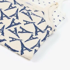 Petit Bateau Underwear*Girls Ivory Cotton Paris Vests (2 Pack)