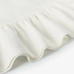 Moschino Baby Dresses*Girls Ivory Cotton Sweatshirt Dress