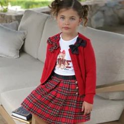 Balloon Chic Tops*Girls Ivory Cotton Teddy Top