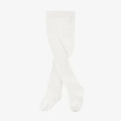 Tartine et Chocolat Tights*Girls Ivory Cotton Tights