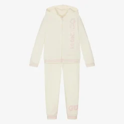 Guess Tracksuits*Girls Ivory Cotton Tracksuit