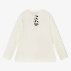 iDO Baby Tops*Girls Ivory Disney Print Cotton Top