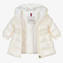Moncler Enfant Coats & Jackets*Girls Ivory Down Padded Alis Coat