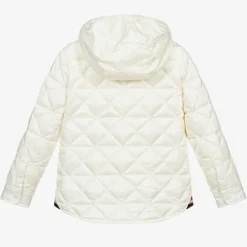 Moncler Enfant Coats & Jackets*Girls Ivory Down Padded Jacket