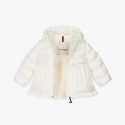 Moncler Enfant Coats & Jackets*Girls Ivory Down Padded Odile Coat