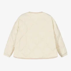 Moncler Enfant Coats & Jackets*Girls Ivory Down-Quilted Ursella Jacket