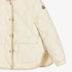 Moncler Enfant Coats & Jackets*Girls Ivory Down-Quilted Ursella Jacket