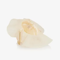 Junona Bags*Girls Ivory Embroidered Tulle Bag (12cm)