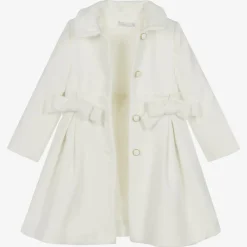 Patachou Coats & Jackets*Girls Ivory Felted Coat