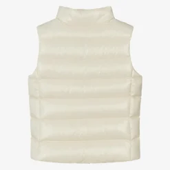 Moncler Enfant Coats & Jackets*Girls Ivory Ghany Down Padded Gilet