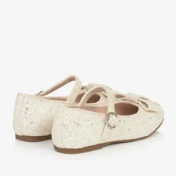 Age of Innocence Pumps & Ballerinas|Pumps & Ballerinas*Girls Ivory Glitter Bow Pumps White