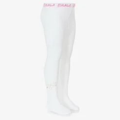 Billieblush Tights*Girls Ivory Logo Tights