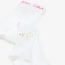 Billieblush Tights*Girls Ivory Logo Tights