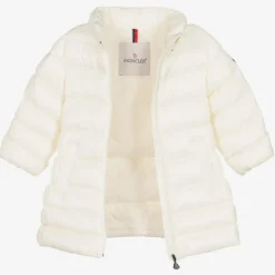 Moncler Enfant Coats & Jackets*Girls Ivory Majeure Down Puffer Coat