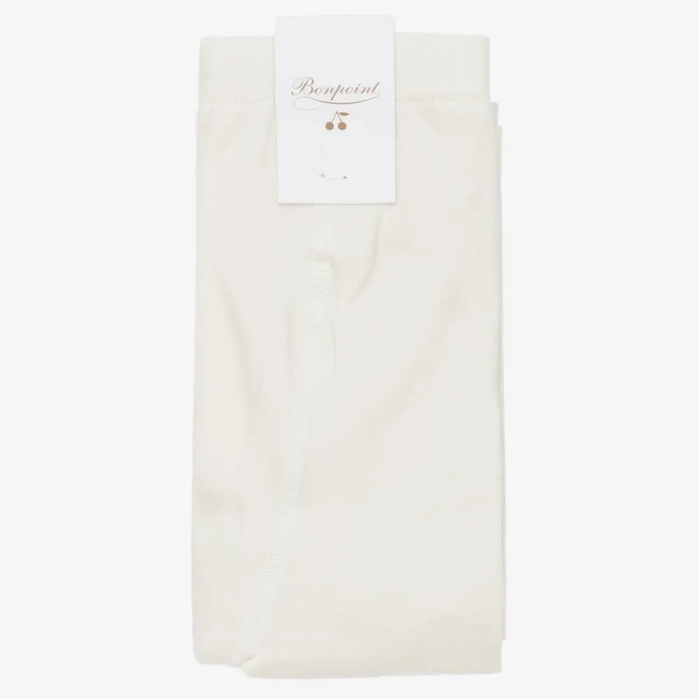 Bonpoint Tights*Girls Ivory Microfibre Tights