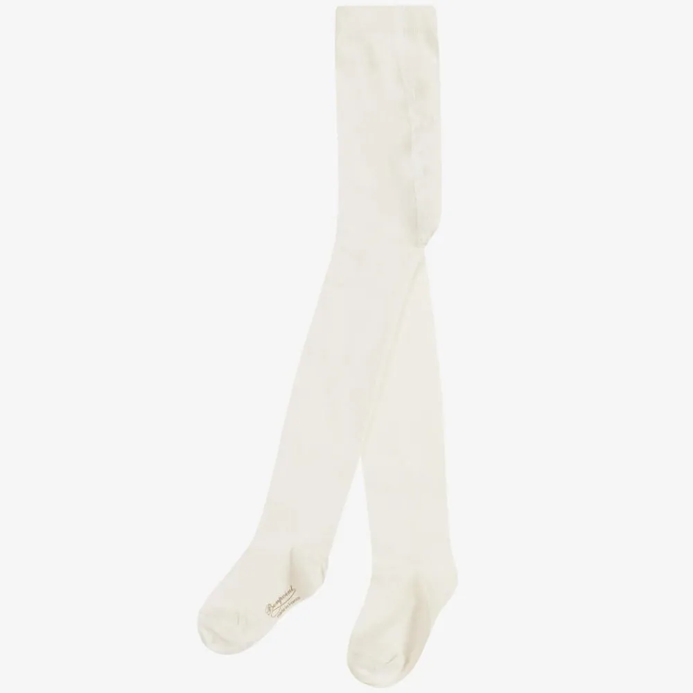 Bonpoint Tights*Girls Ivory Microfibre Tights